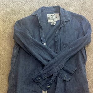 Frank & Eileen Denim Blue Shirt
